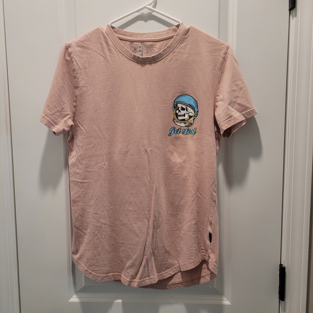 Get Out Tshirt with Skull Graphic Summer Fun Casual